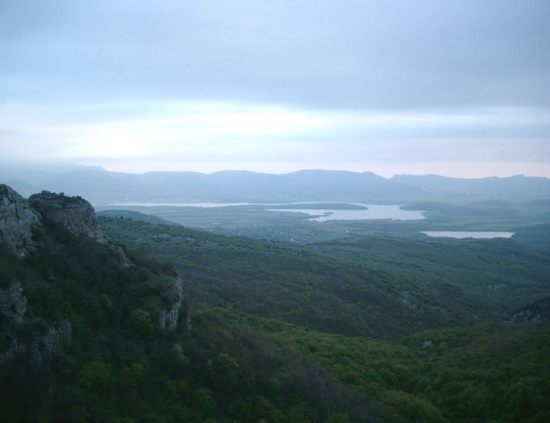 Байдарская долина на закате. Май 2006